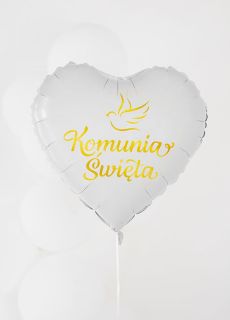 Foliowy balon Komunia �wi�ta GO��BEK