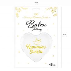 Foliowy balon Komunia �wi�ta GO��BEK