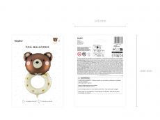 Foliowy balon MI� - GRZECHOTKA