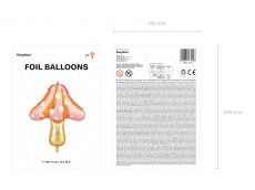 Foliowy balon MUCHOMOR 66x75cm 
