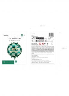 Foliowy balon PI�KA NO�NA 35cm dekoracja na urodziny balon foliowy balon pi�karski dekoracja urodzinowa
