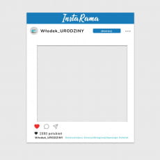 Foto ramka INSTA RAMA personalizowana ramka do fotobudki