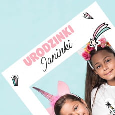 Foto ramka personalizowana JESTEM JEDNORO�CEM