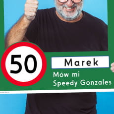 Foto ramka na 50 urodziny ZNAK
