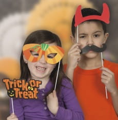Akcesoria do fotobudki HALLOWEEN (10szt)