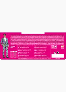 Kolorowy garnitur  lata 80 I LOVE 80s - M