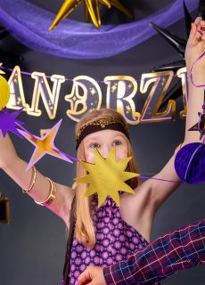 Dekoracja na Andrzejki GIRLANDA ANDRZEJKOWA dekoracja andrzejkowa andrzejkowa dekoracja girlanda andrzejki