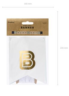 Girlanda BABY BOY dekoracja baby shower 1,6 m