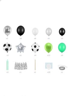 Girlanda balonowa PI�KA NO�NA 150 x 126cm