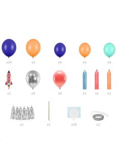 Girlanda balonowa RAKIETA 154 x 130cm