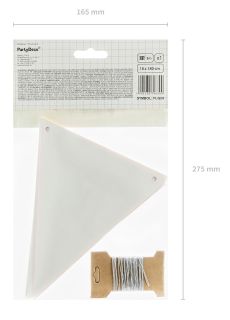 Girlanda flagi ELECTRIC HOLO 1.8m