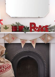 Girlanda flagi VINTAGE NOEL 1.5m