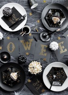 Girlanda HALLOWEEN czarna (175cm) czarna girlanda na Halloween Halloween girlanda
