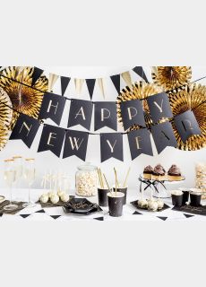Girlanda HAPPY NEW YEAR sylwestrowa ozdoba (170cm)