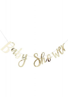 Girlanda na Baby Shower OH BABY! z�ota 150cm