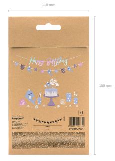 Girlanda papierowa NARWAL 1m 