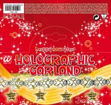 Girlanda sylwestrowa HAPPY NEW YEAR z�ota 3m