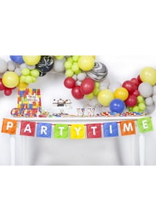 Girlanda flagi PARTY TIME KLOCKI