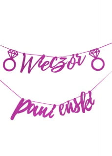 Girlanda NAPIS WIECZR PANIESKI rowy