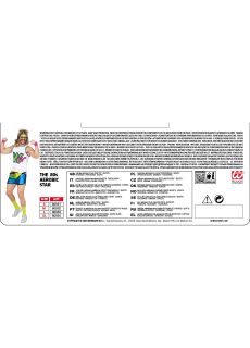 Str�j m�ski w stylu lat 80 GWIAZDA AEROBIKU - S