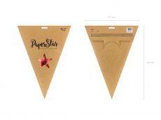 Gwiazda papierowa czerwona 70cm