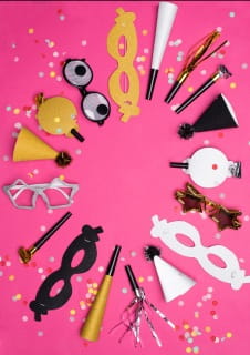 Gwizdki PARTY z�ote (6szt.)