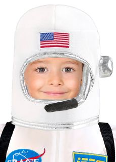 He�m ASTRONAUTY bia�y przebranie kosmiczne kostium dla dziecka