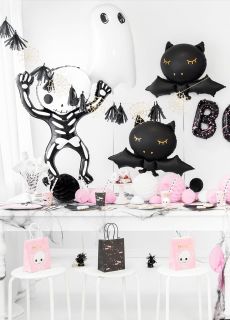 Jednorazowe talerzyki na Halloween DYNIA r�owe (6szt.) talerzyki Halloween talerzyki papierowe Halloween