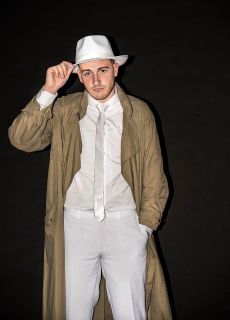 Kapelusz gangsterski MAFIA kapelusz bia�y m�ski kapelusz bia�y kapelusz m�ski kapelusze gangsterskie