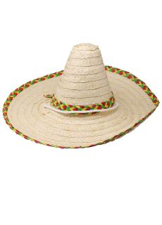S�omiany KAPELUSZ MEKSYKA�SKI sombrero meksyka�skie dodatek do kostiumu przebranie meksyka�skie