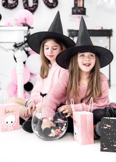 Halloweenowy KAPELUSZ WIED�MY czarny