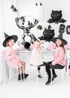Halloweenowy KAPELUSZ WIED�MY czarny