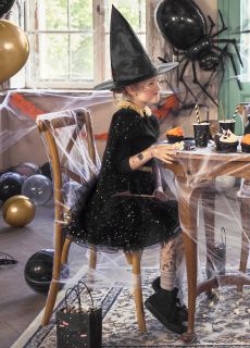 Halloweenowy KAPELUSZ WIED�MY czarny