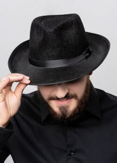 Kapelusz gangsterski MAFIA czarny