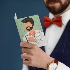 Kartka na kawalerski dla przysz�ego pana m�odego GROOM