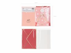 Kartka na panie�ski z przypink� TEAM BRIDE