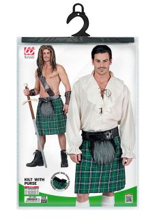 Zielony KILT rozmiar uniwersalny