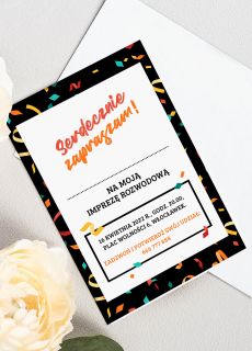 IMPREZA ROZWODOWA zaproszenia personalizowane