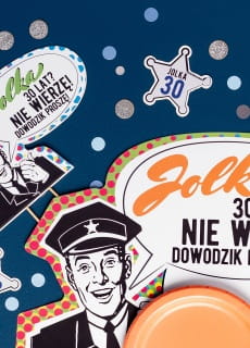 Konfetti urodzinowe POLICJA (18zt.)
