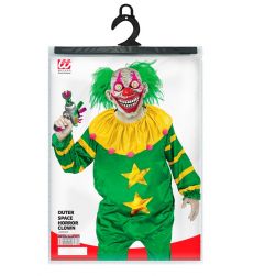 Str�j na Halloween STRASZNY KLAUN zielony - XXL str�j klauna na halloween przebranie klauna str�j strasznego klauna