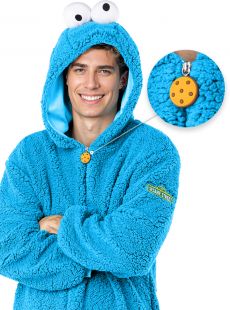 Kostium COOKIE MONSTER Ulica Sezamkowa - L/XL