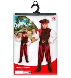 Kostium PIRATA dzieci�cy z akcesoriami 140cm str�j pirata kostium dla dziecka str�j na halloween