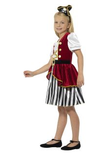 Kostium PIRATKI dla dziewczynki 7-9 lat