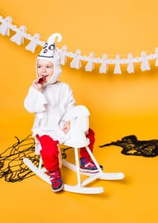 Przebranie DUCHA kostium Halloweenowy dla dziecka 2-3 lata 