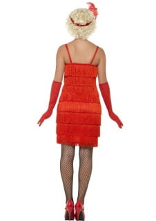 Str�j FLAPPER czerwony lata 20. - XL