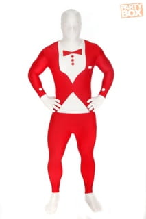 Strj MORPHSUIT SMOKING czerwony - XL