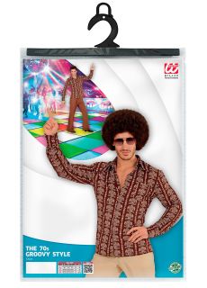 Koszula lata 70 GROOVY wzorzysta - S/M