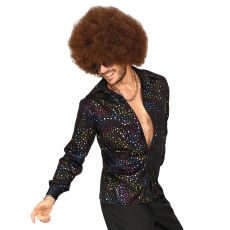 Po�yskuj�ca KOSZULA DISCO lata 70 L/XL m�ska