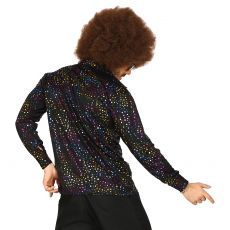 Po�yskuj�ca KOSZULA DISCO lata 70 L/XL m�ska