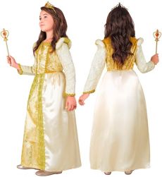 Str�j kr�lewny dla dziecka Z�OTA SUKIENKA - 116cm sukienka ksi�niczka dla dziewczynki przebranie ksi�niczki